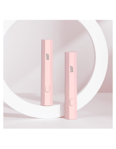 Lámpara UV Portátil GAOY para Uñas de Gel Rosa 15x5.9cm