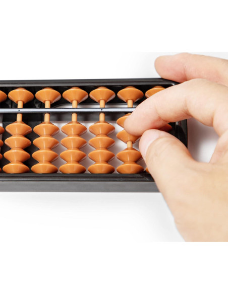 Ábaco Digital Black Long 11 Columnas 17.8 cm Educativo