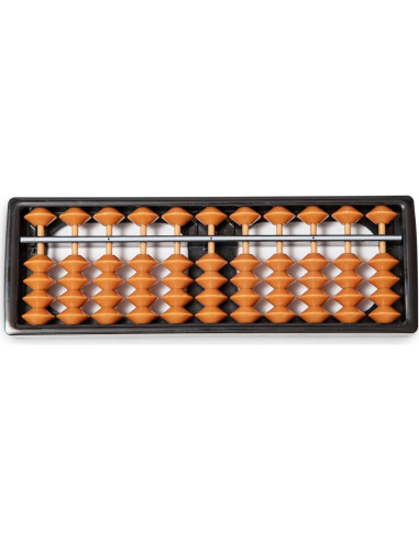 Ábaco Digital Black Long 11 Columnas 17.8 cm Educativo