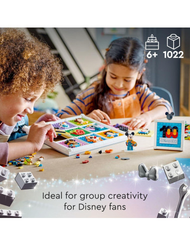 LEGO Disney 100 Años Iconos Animación 43221 con Mickey