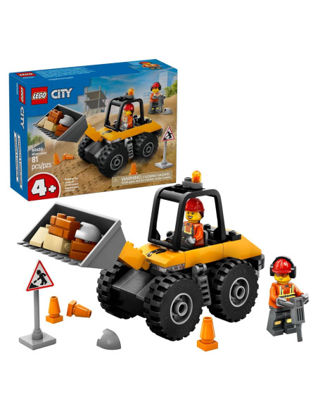 LEGO Ciudad Cargadora Amarilla 60450 - Juguete 81 Piezas