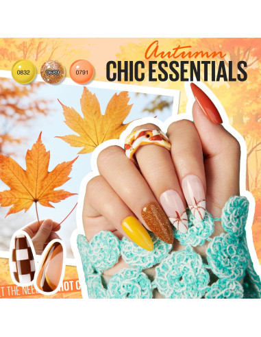 Kit de Esmalte de Uñas en Gel MEFA 42 Colores 59 Piezas