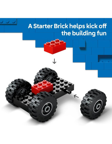 LEGO Ciudad Cargadora Amarilla 60450 - Juguete 81 Piezas