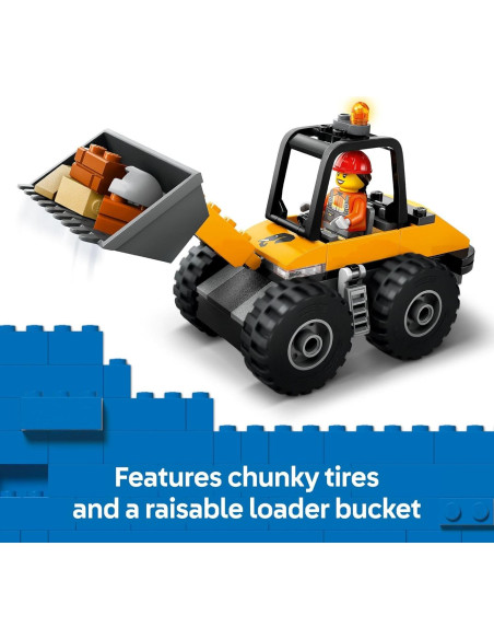 LEGO Ciudad Cargadora Amarilla 60450 - Juguete 81 Piezas