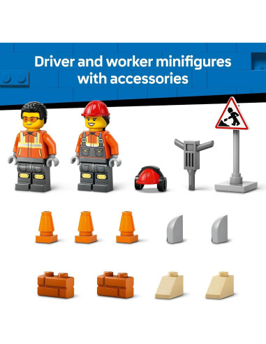 LEGO Ciudad Cargadora Amarilla 60450 - Juguete 81 Piezas