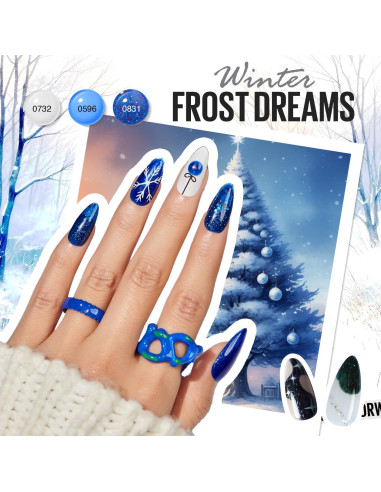 Kit de Esmalte de Uñas en Gel MEFA 42 Colores 59 Piezas