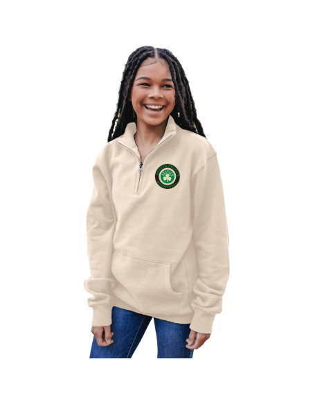 Sudadera Blue 84 Boston Celtics Fleece Cappucino X-Large