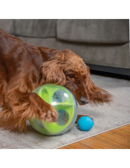 Bola A-Maze Outward Hound para Perros, Nivel 2 Verde