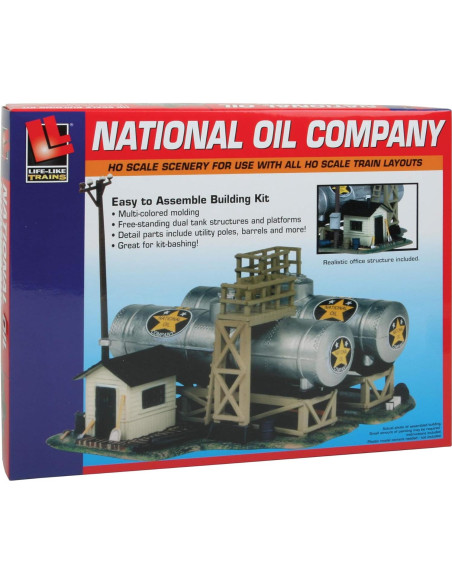 Kit Edificios Escala HO Life-Like Nacional Petróleo