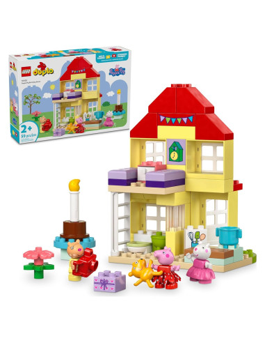 LEGO DUPLO Casa de Cumpleaños Peppa Pig 59 Piezas