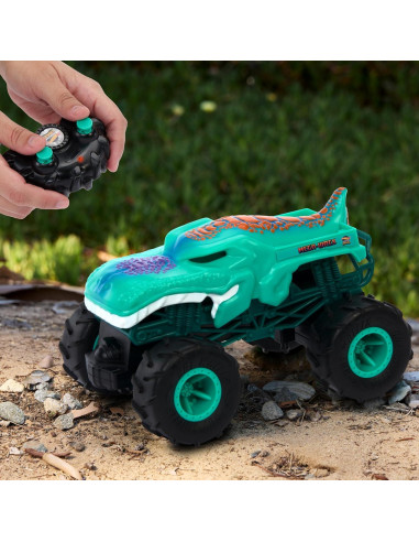 Camión Monstruo RC Hot Wheels Mega-Wrex 1:24 Todo Terreno