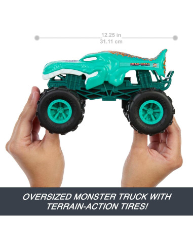 Camión Monstruo RC Hot Wheels Mega-Wrex 1:24 Todo Terreno