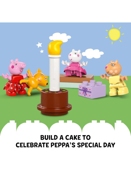 LEGO DUPLO Casa de Cumpleaños Peppa Pig 59 Piezas
