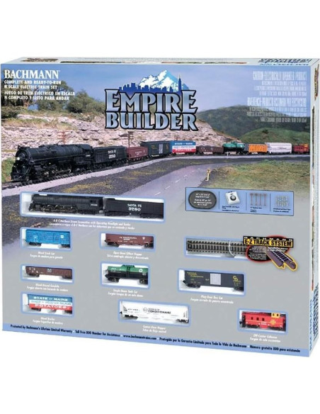 Set de Tren Eléctrico Bachmann Empire Builder 68 Piezas Escala N