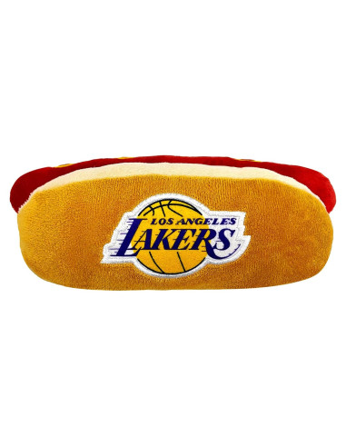Juguete de Peluche NBA Hot Dog Pets First Lakers 20x12 cm
