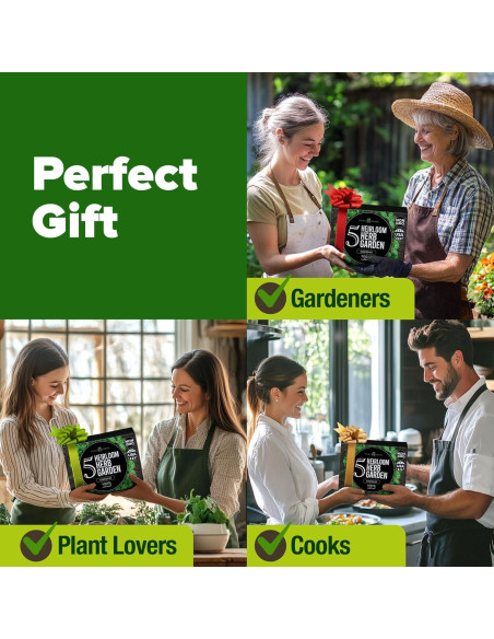 Kit de Jardín de Hierbas - HOME GROWN - 5 Especies