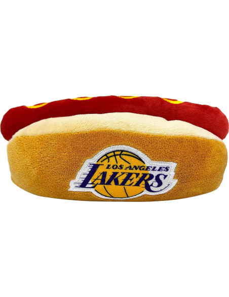 Juguete de Peluche NBA Hot Dog Pets First Lakers 20x12 cm