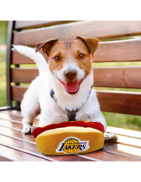 Juguete de Peluche NBA Hot Dog Pets First Lakers 20x12 cm