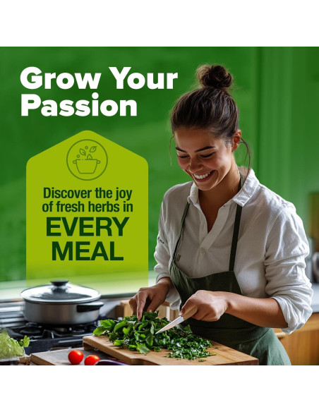 Kit de Jardín de Hierbas - HOME GROWN - 5 Especies