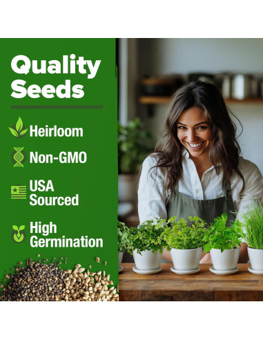 Kit de Jardín de Hierbas - HOME GROWN - 5 Especies