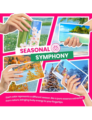 Kit de Esmalte de Uñas en Gel Beetles 85 Piezas 55 Colores