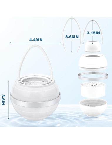 Filtro de Baño JUSTOWE HL-57 8 Etapas Purificador