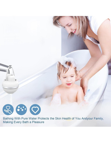 Filtro de Baño JUSTOWE HL-57 8 Etapas Purificador