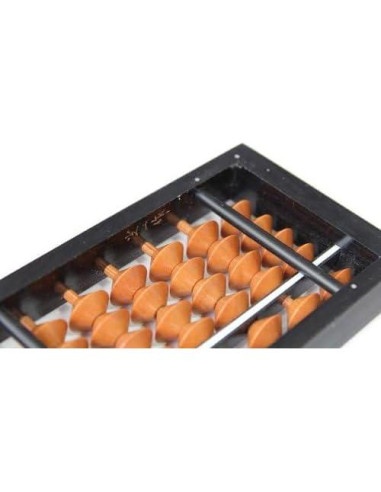 Ábaco Soroban Tomoe 23 Dígitos Madera Negra