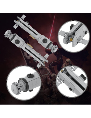 MOOXI Guía de Construcción Espada de Luz Ahsoka 265 Piezas