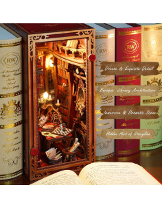Kit Rincón de Libros JOOHOUR Biblioteca Encantada 3D 2