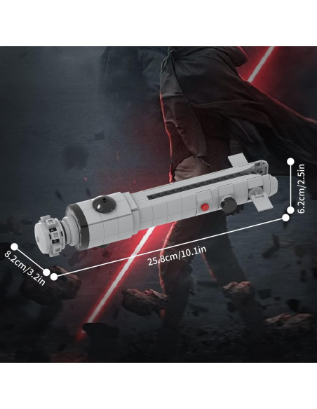 MOOXI Guía de Construcción Espada de Luz Ahsoka 265 Piezas