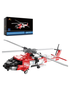 JMBricklayer Helicóptero HH-60J Set de Construcción 1377 Piezas