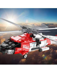 JMBricklayer Helicóptero HH-60J Set de Construcción 1377 Piezas 2