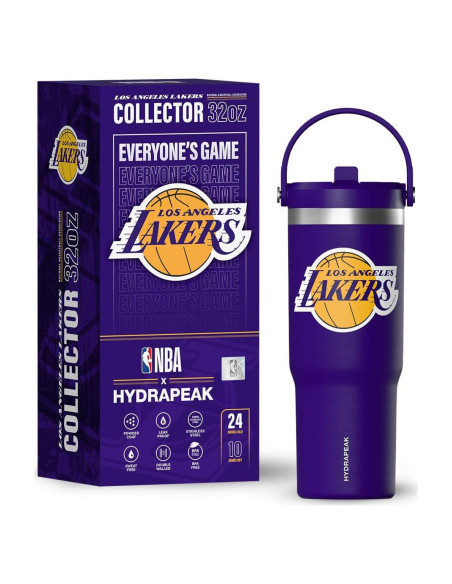Taza Hydrapeak Nomad 32oz Los Angeles Lakers Aislada