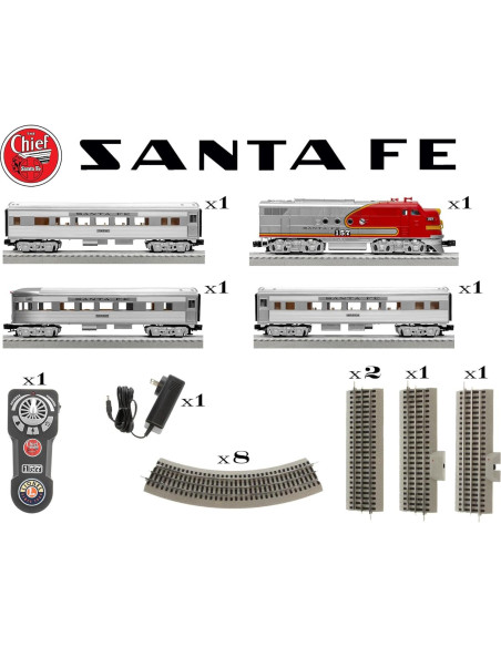 Tren Eléctrico Lionel Santa Fe Super Chief Bluetooth 5.0