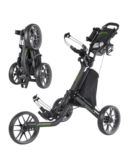 Carro de Golf EASEGO DZ Plegable 3 Ruedas Todo Terreno