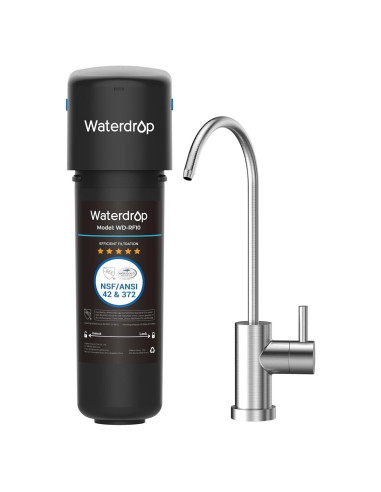 Filtro de agua bajo fregadero Waterdrop WD-10UB, reduce PFAS y plomo