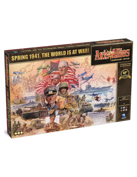 Axis & Allies Edición Aniversario - 2-6 Jugadores - Tablero 61x102 cm