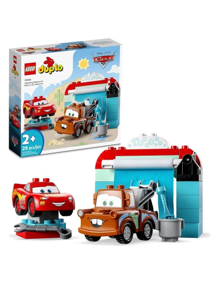LEGO DUPLO Cars McQueen y Lavado de Autos Mater 10996