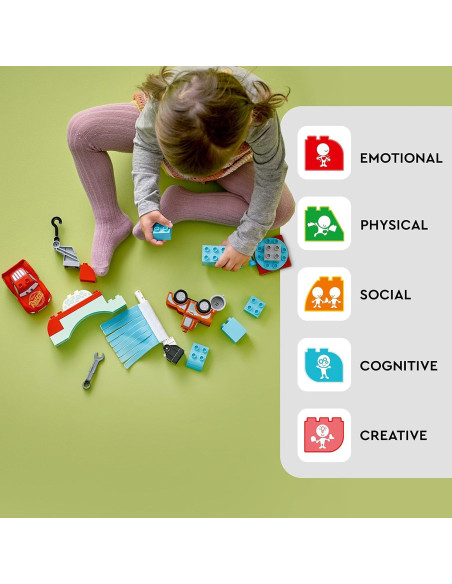 LEGO DUPLO Cars McQueen y Lavado de Autos Mater 10996