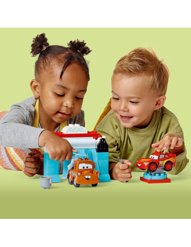 LEGO DUPLO Cars McQueen y Lavado de Autos Mater 10996