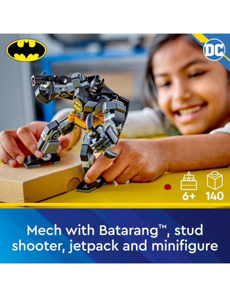 LEGO DC Batman Armadura Mech 140 Piezas Juguete 6 Años