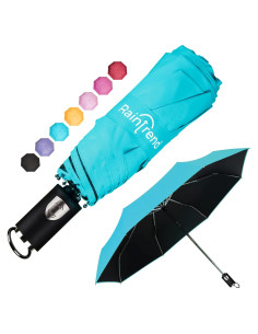 Sombrilla Mini Plegable Raintrend Azul 91 cm UV Automática