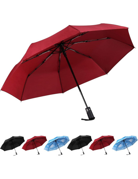 Paraguas de viaje SY COMPACT automático a prueba de viento