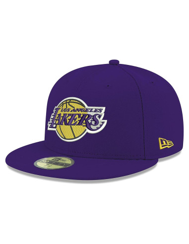 Gorro Ajustado Nueva Era NBA 59FIFTY Lakers Púrpura