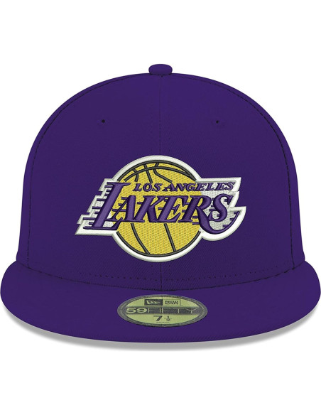 Gorro Ajustado Nueva Era NBA 59FIFTY Lakers Púrpura