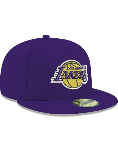 Gorro Ajustado Nueva Era NBA 59FIFTY Lakers Púrpura