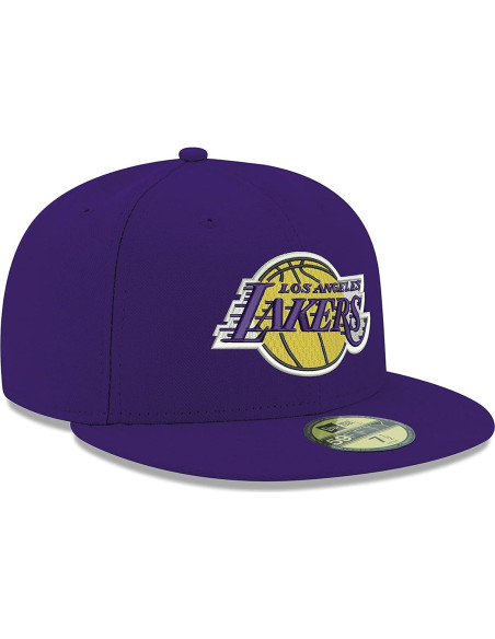 Gorro Ajustado Nueva Era NBA 59FIFTY Lakers Púrpura