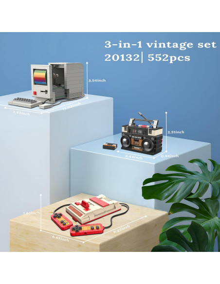 Conjunto de Construcción Vintage JMBricklayer 20132 - 552 Piezas