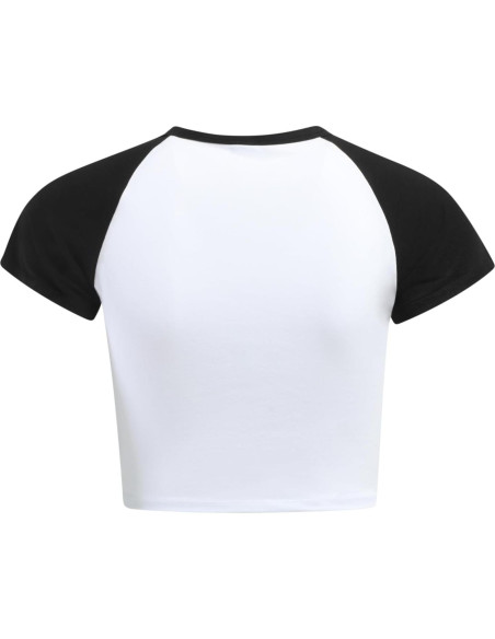 Playera Crop HYPE AND VICE Ohio State Negra Talla Grande